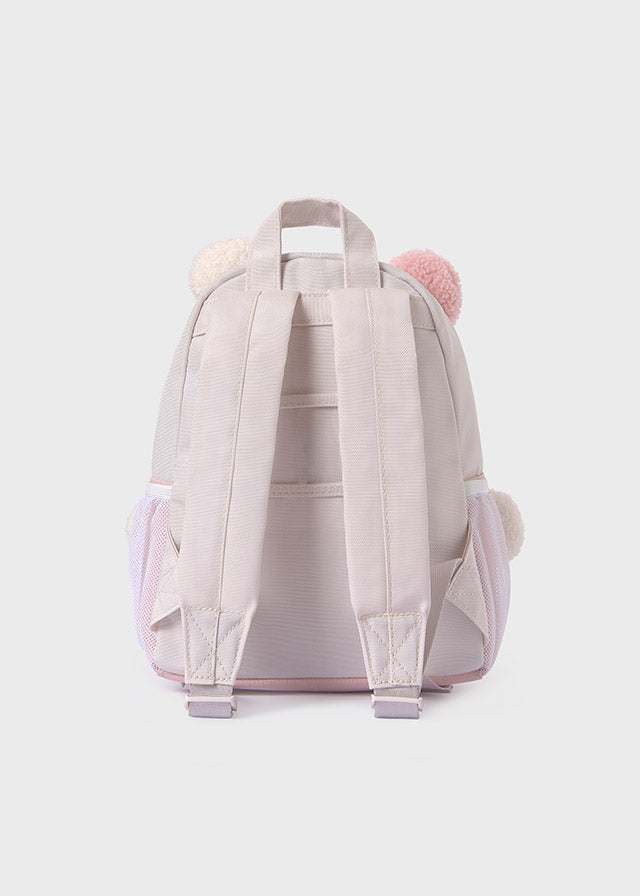 MAYORAL Girls Pink Bear Backpack - 19354