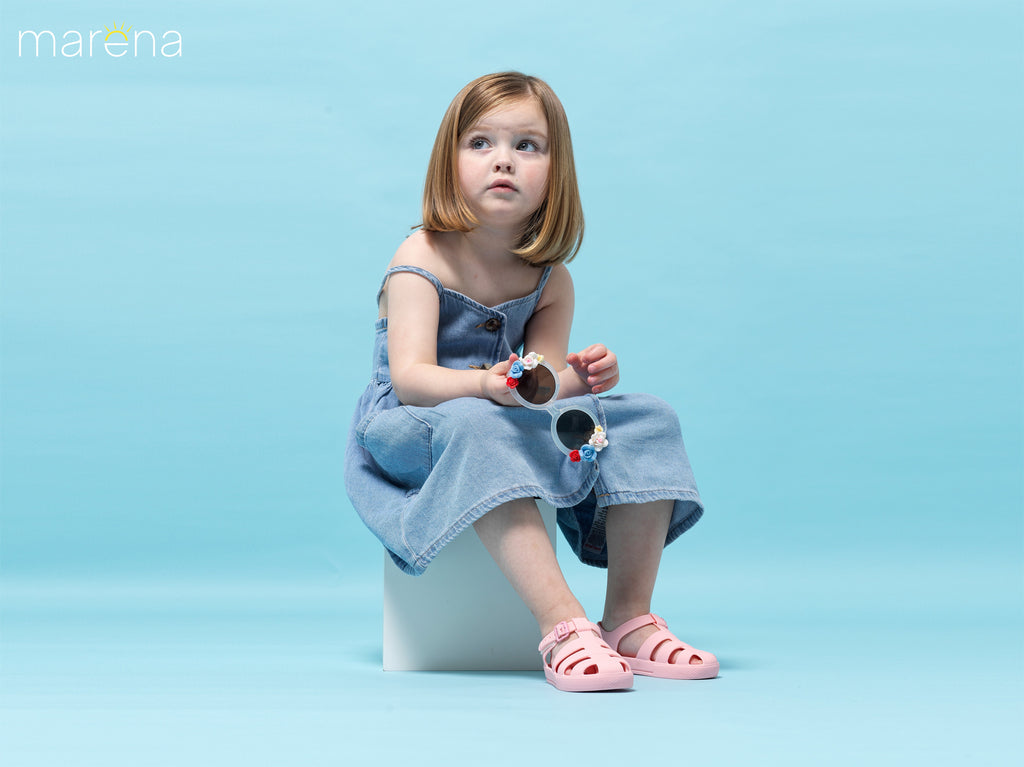 MARENA Monaco Matt Pink Jelly Shoes