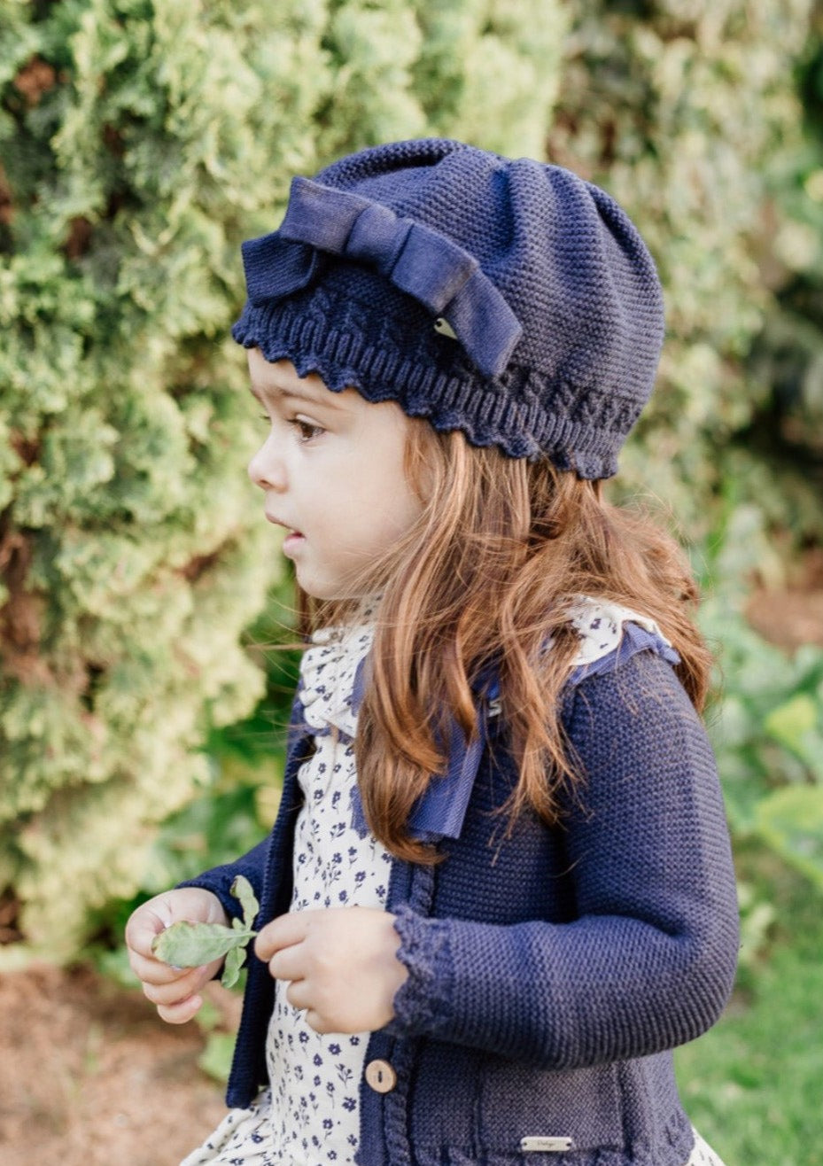RAHIGO AW24 Navy Girls Beret - CLEARANCE SALE