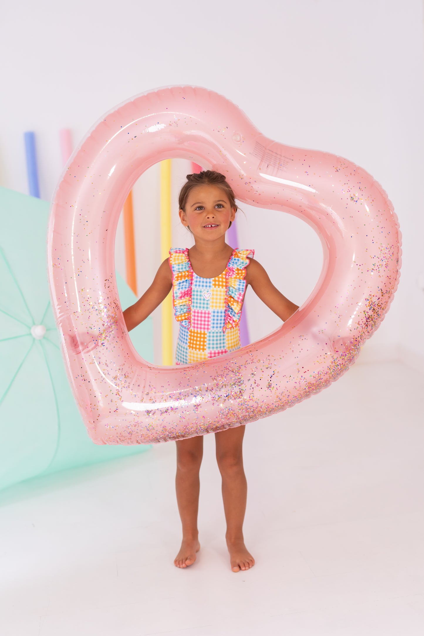 AGATHA RUIZ DE LA PRADA SS25 Hibiscus Girls Multicolour Swimsuit