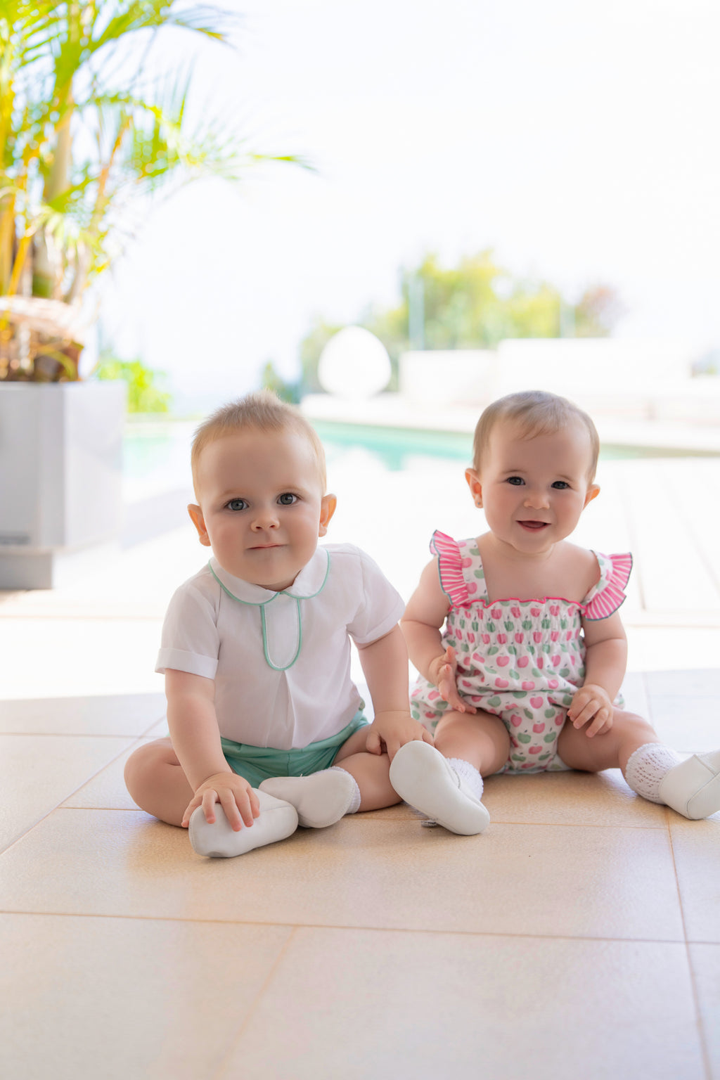 MIRANDA Manzana Boys Green Short Set - 33/23