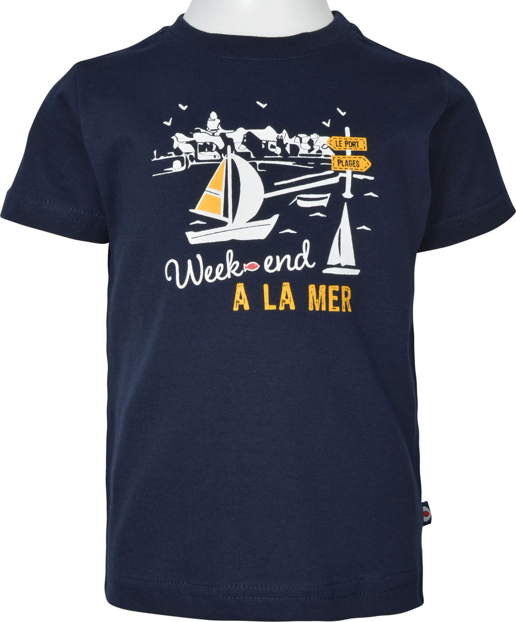 WEEKEND A LA MER Trankil Boys Navy T-Shirt