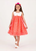 ANGELS FACE Donna Girls Neon Orange Dress