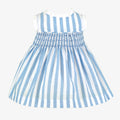 MIRANDA Blue & White Stripe Girls Dress - 40V