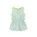 Miranda Anchor girls blue and green beach dress with green anchor print and polka dots