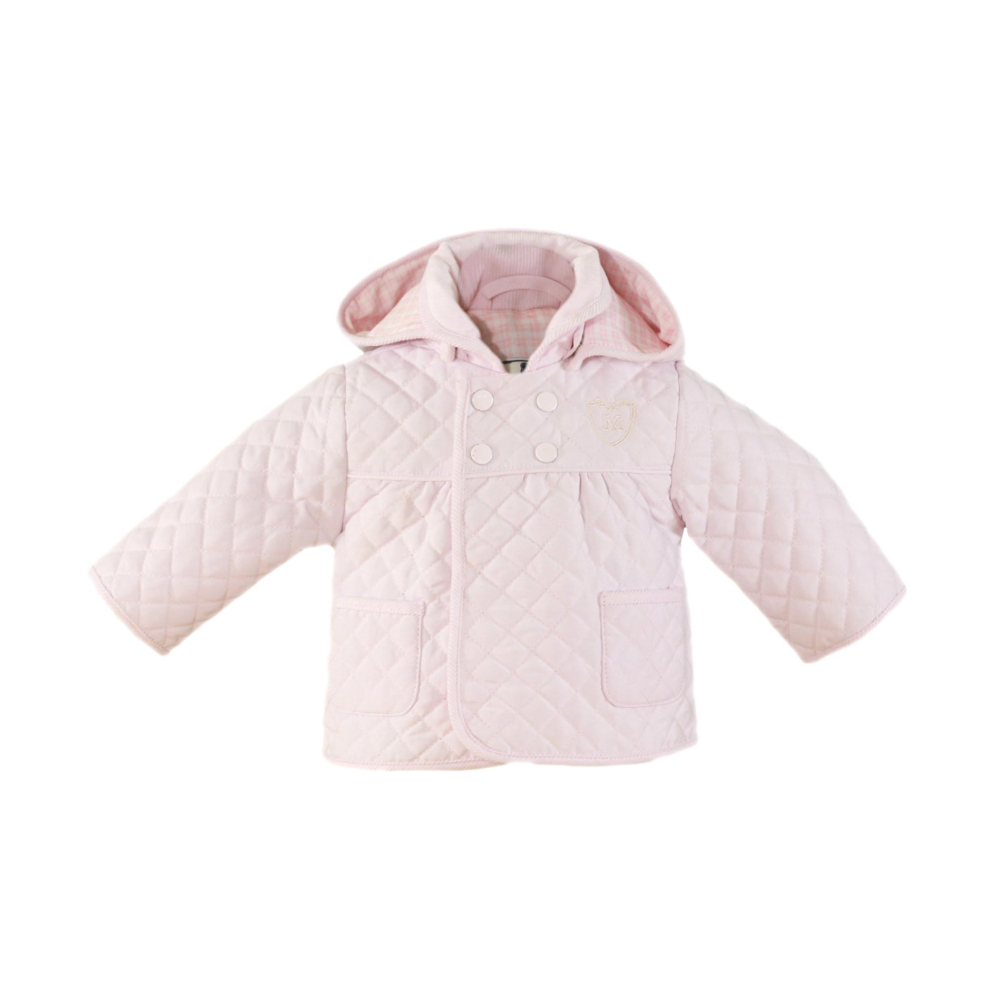 MIRANDA Pink Baby Girls Quilted Coat - 048