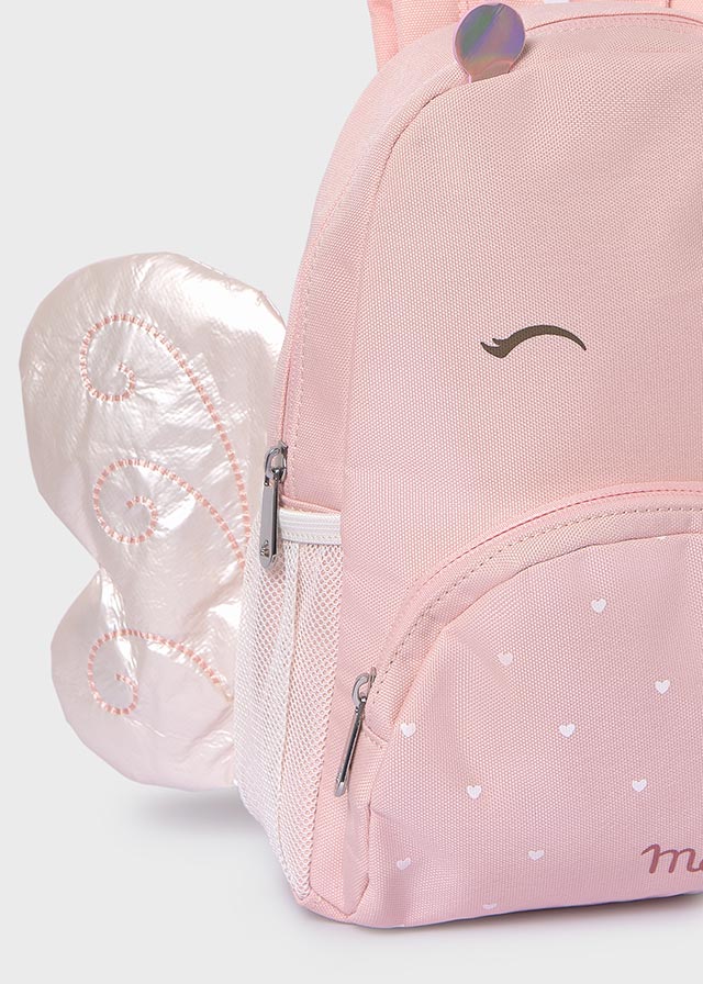 MAYORAL Girls Pink Butterfly Backpack - 19435