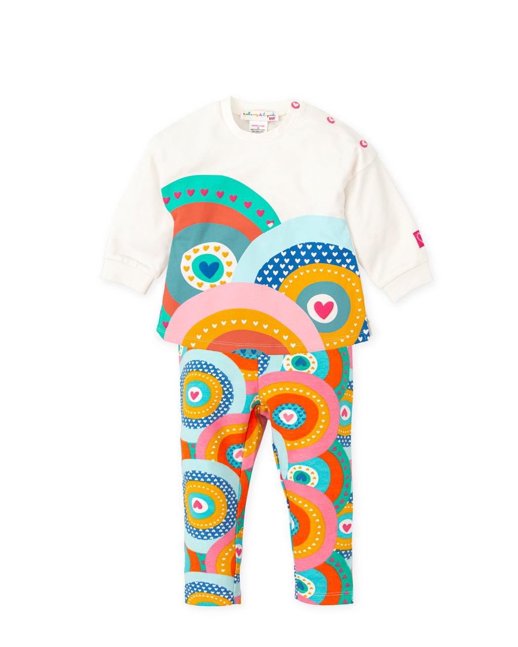 AGATHA RUIZ DE LA PRADA AW24 Balls Girls Multicolour Leggings Set - CLEARANCE SALE