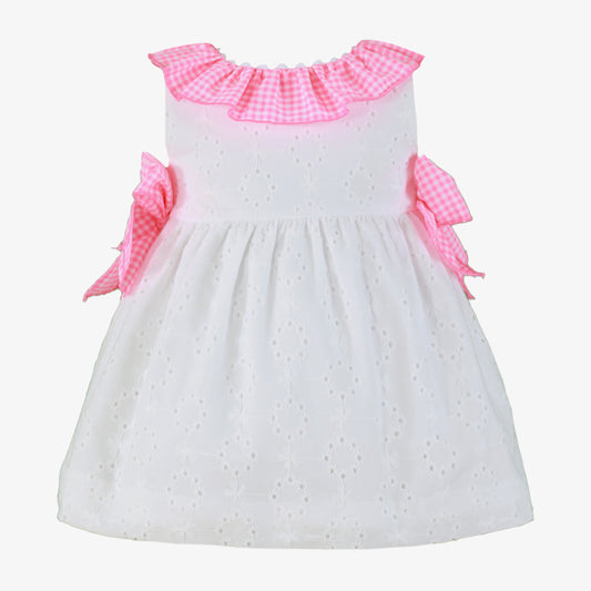 MIRANDA Neon Check Girls Dress - 504V