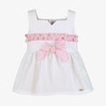 MIRANDA Pink Gingham Girls Skirt Set - 602F