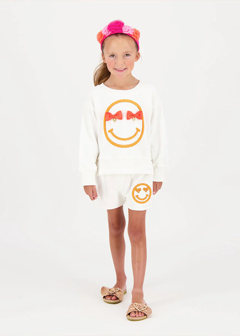 ANGELS FACE SS24 Smile Girls Snowdrop Short Set - CLEARANCE SALE