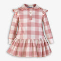 AW25 MIRANDA Pink Check Girls Dress - 617V