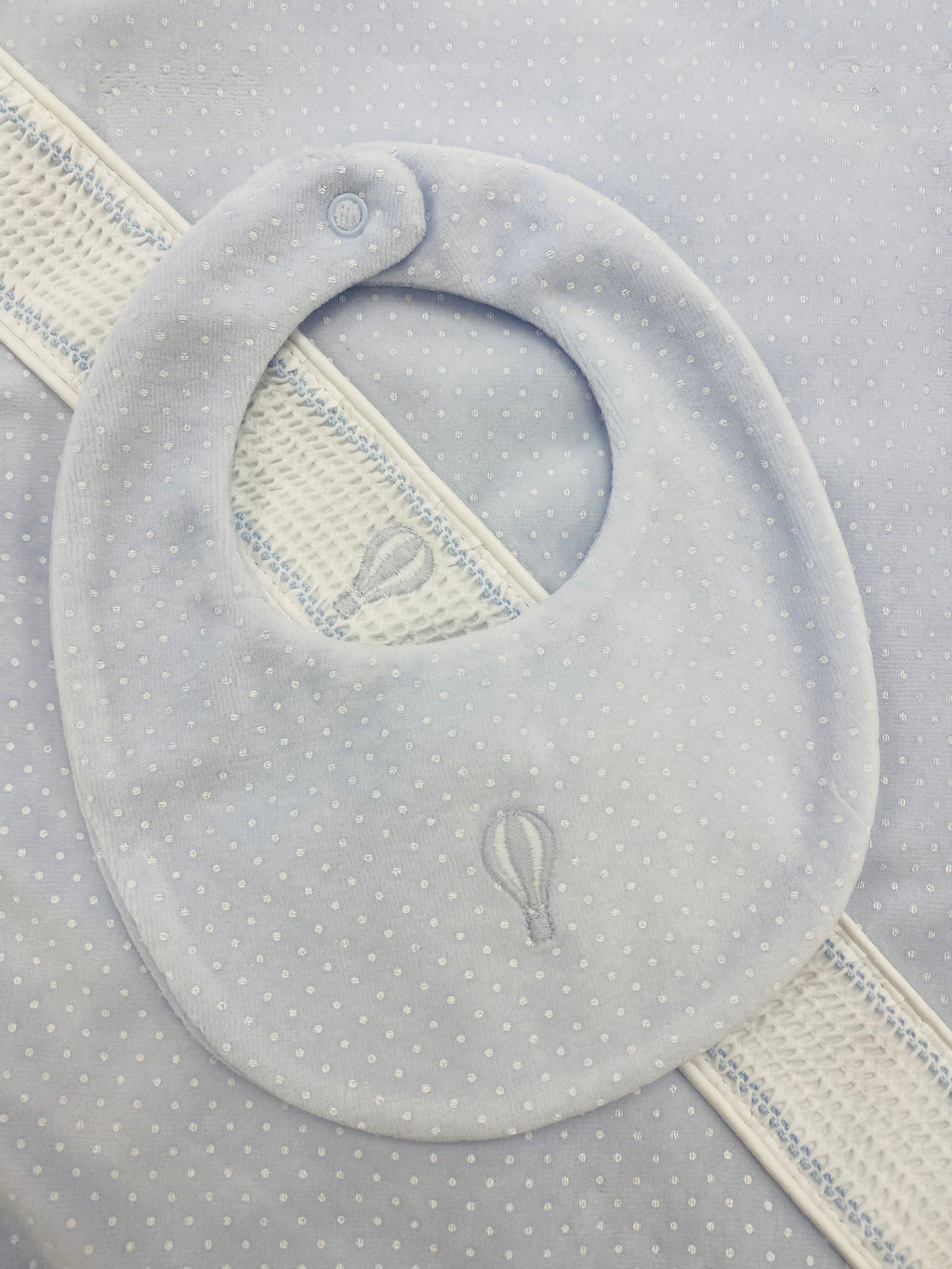 AW25 DEOLINDA Magic Boys Blue Balloon Bib - 25B03