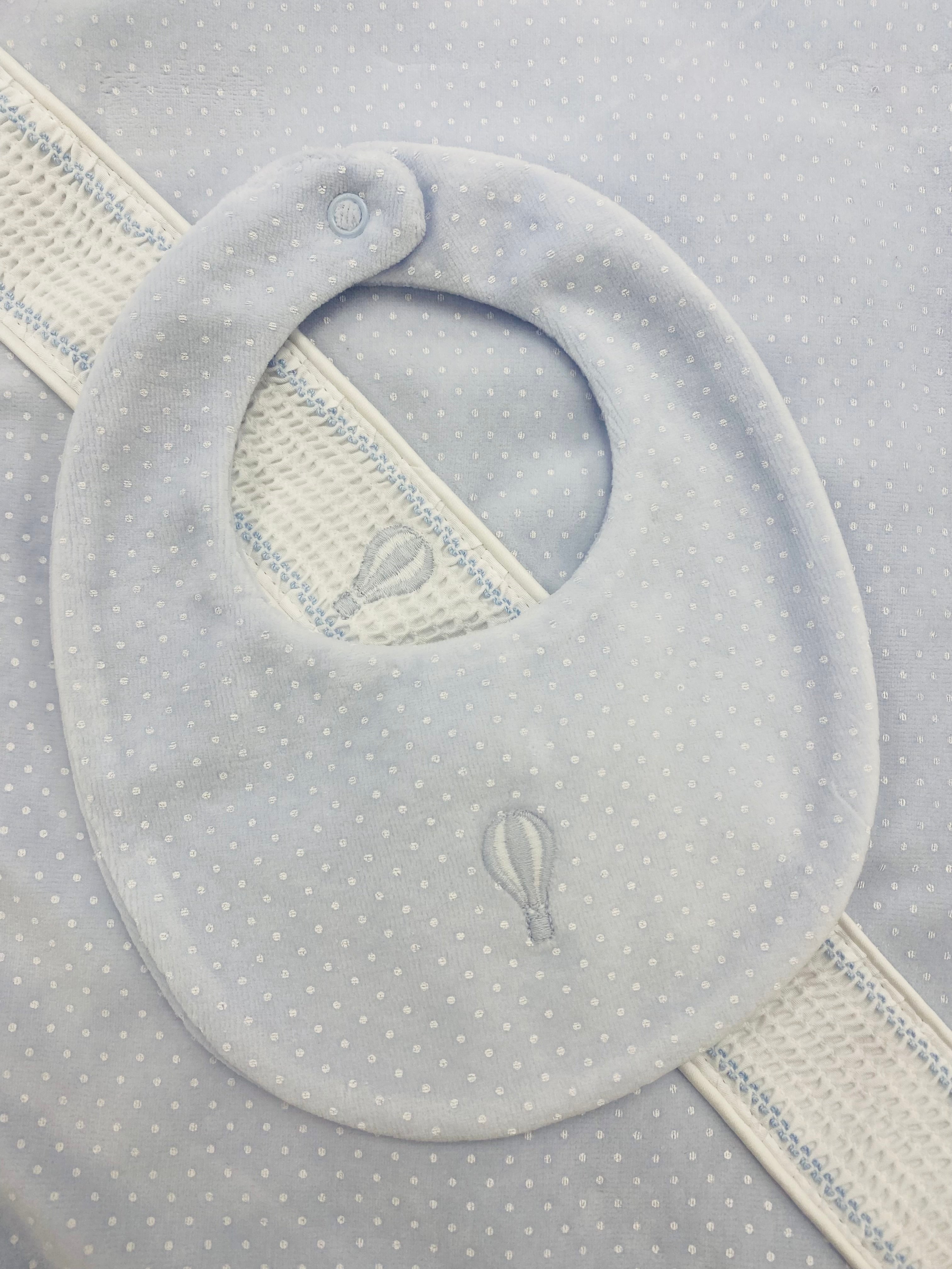 AW25 DEOLINDA Magic Boys Blue Balloon Bib - 25B03