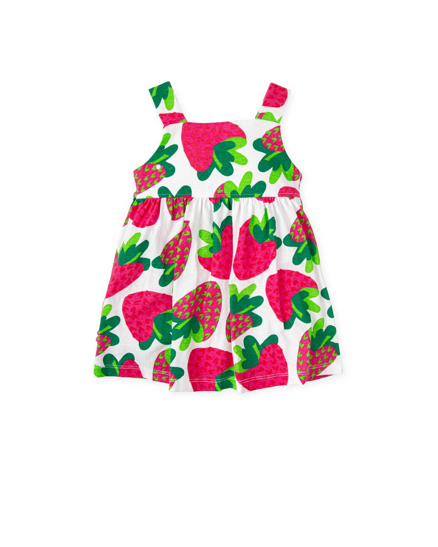 AGATHA RUIZ DE LA PRADA SS25 Geranio Girls Strawberry Print Dress