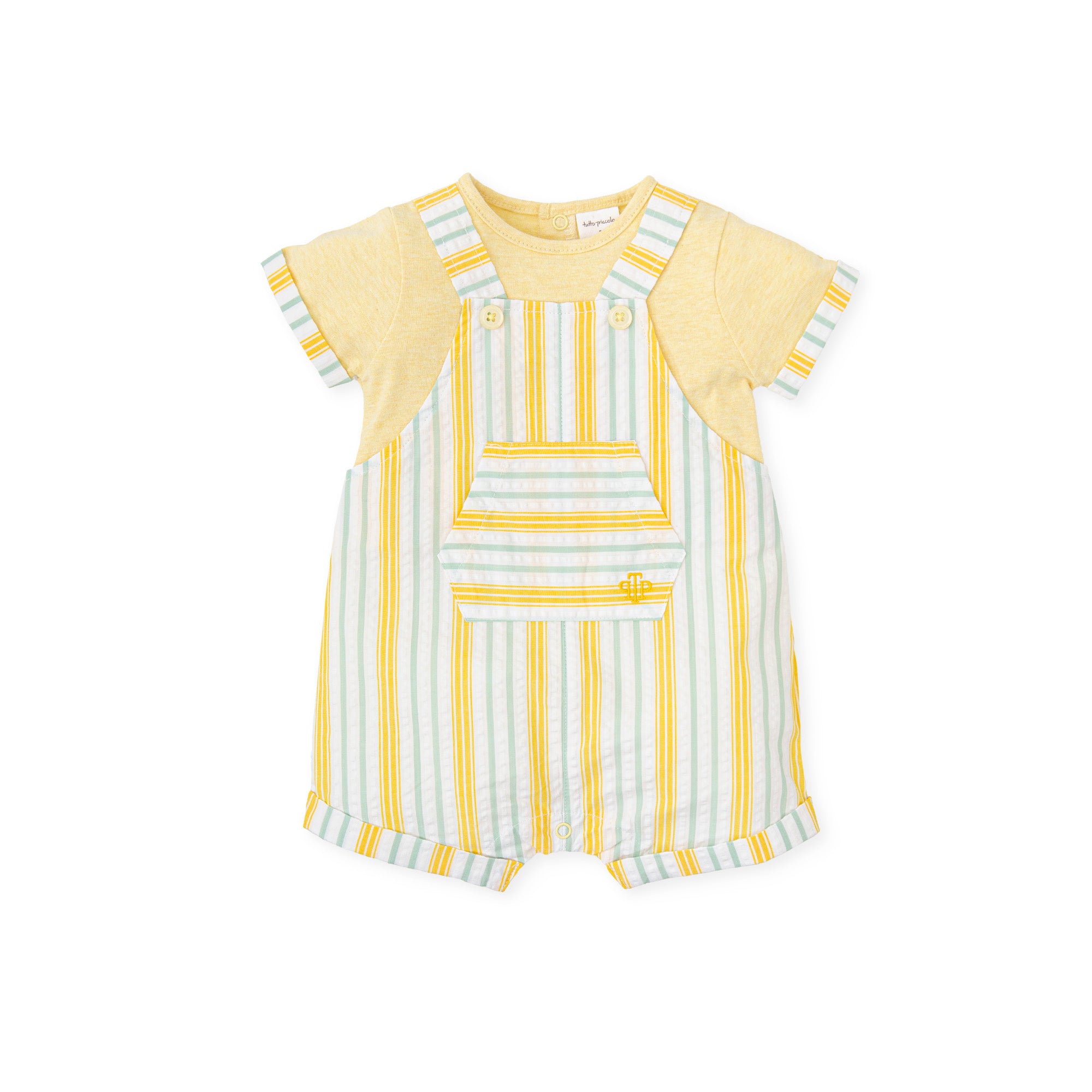 TUTTO PICCOLO SS24 Voleibol Lemon Baby Boys Romper - CLEARANCE SALE