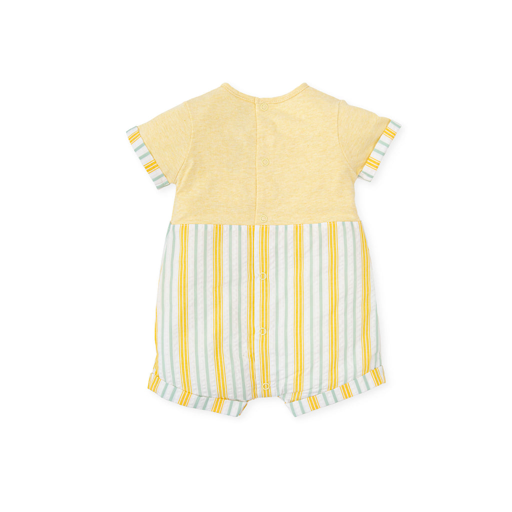 TUTTO PICCOLO SS24 Voleibol Lemon Baby Boys Romper - CLEARANCE SALE