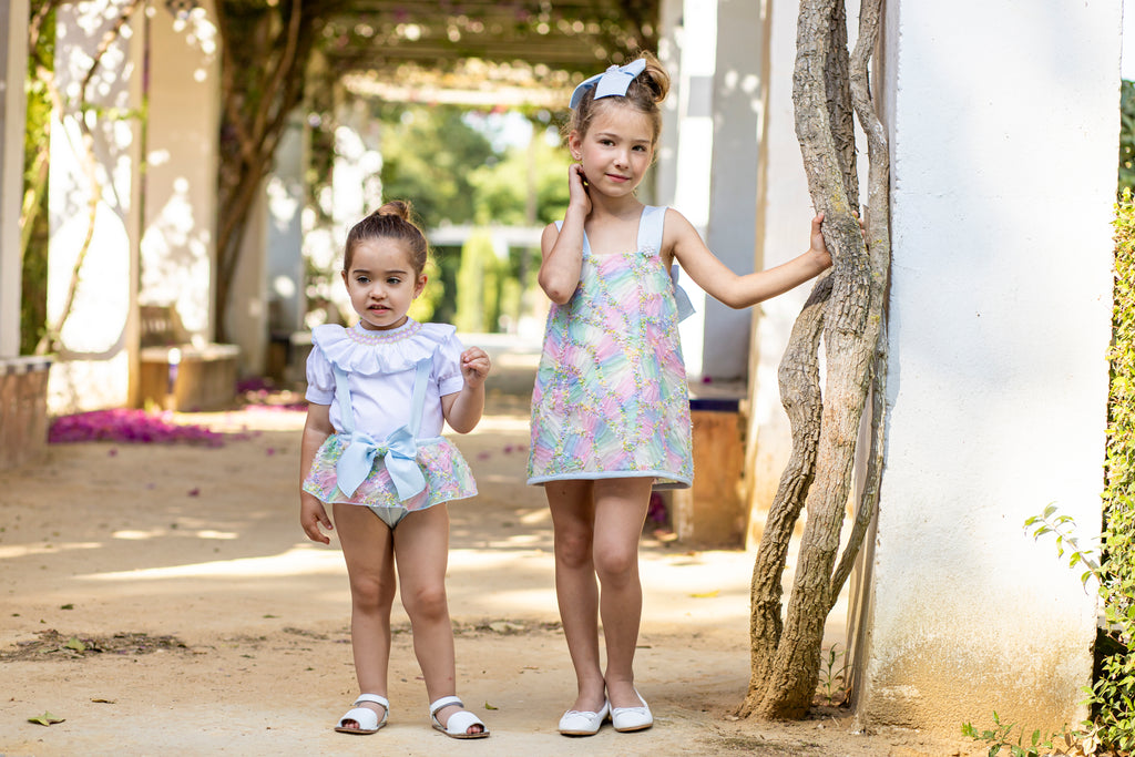 NAXOS SS25 Claro Girls Pastel Tulle Dress - CLEARANCE SALE
