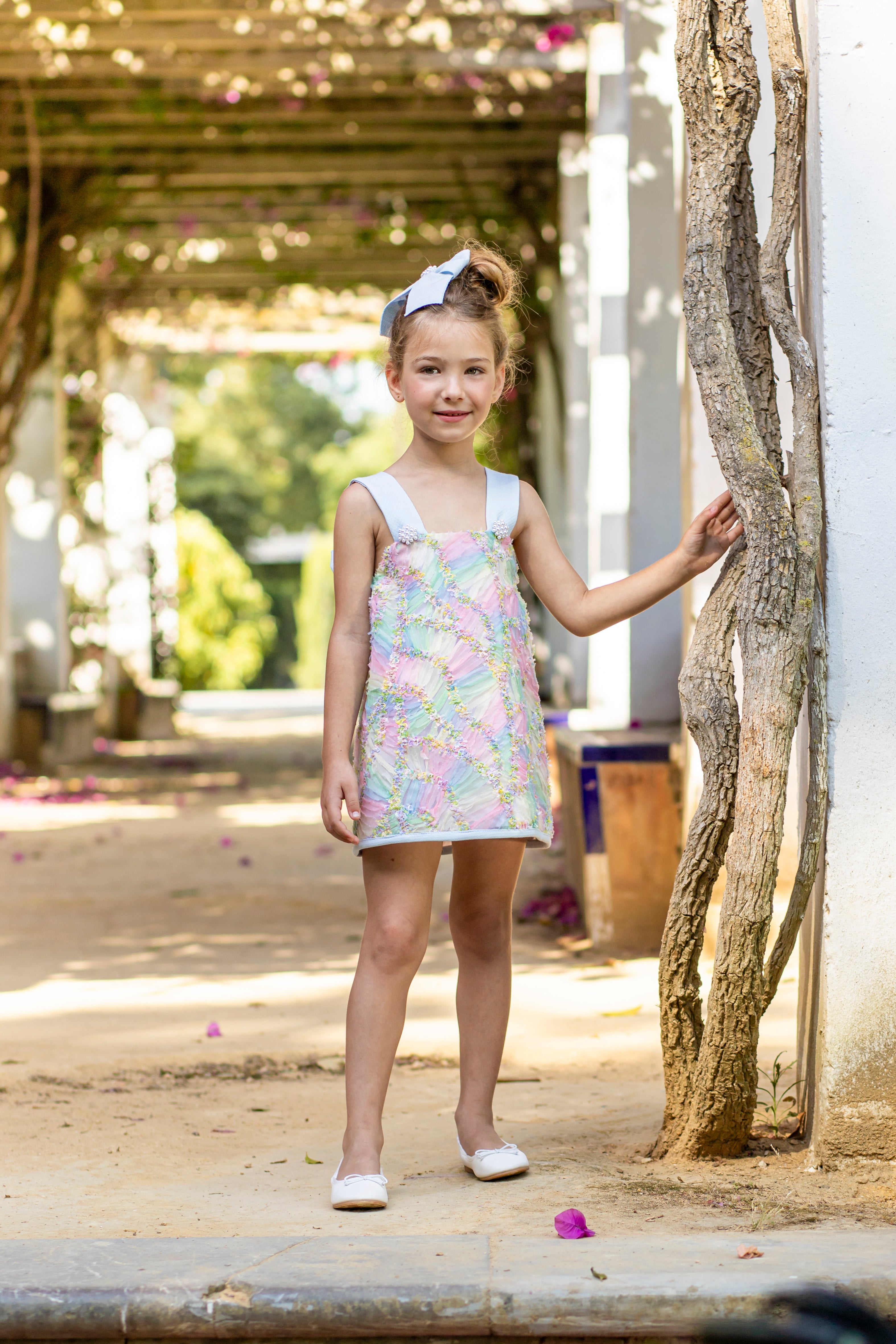 NAXOS SS25 Claro Girls Pastel Tulle Dress - CLEARANCE SALE