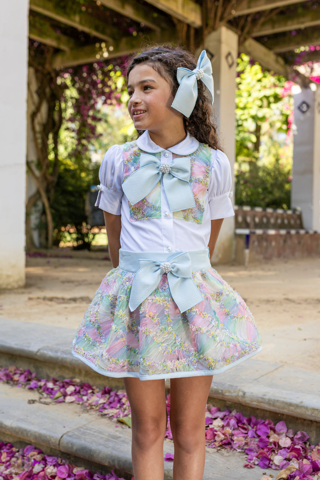 NAXOS SS25 Claro Girls Pastel Tulle Skirt Set - CLEARANCE SALE