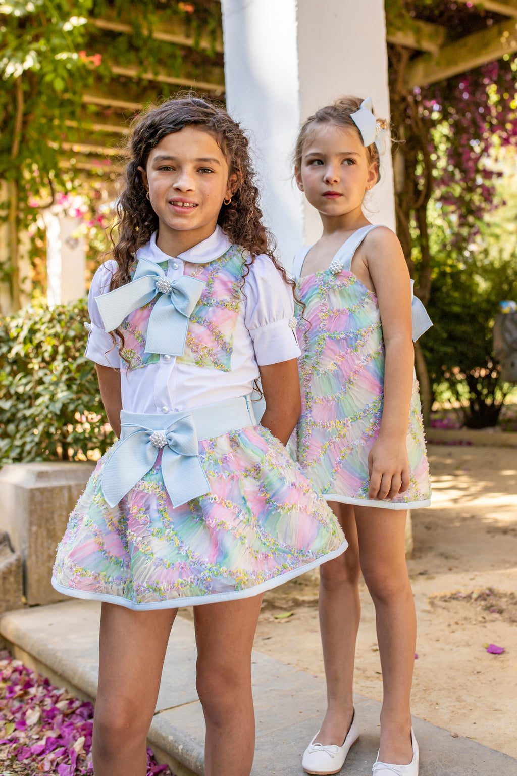 NAXOS SS25 Claro Girls Pastel Tulle Skirt Set - CLEARANCE SALE