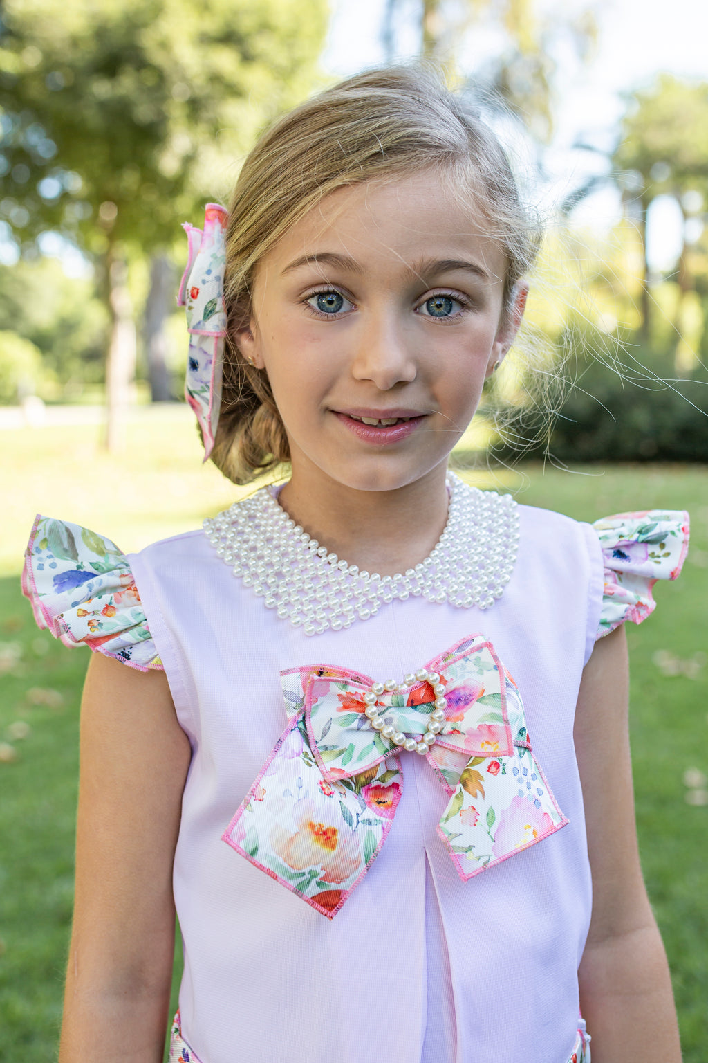 NAXOS SS25 Lila Girls Multicolour Short Set - CLEARANCE SALE