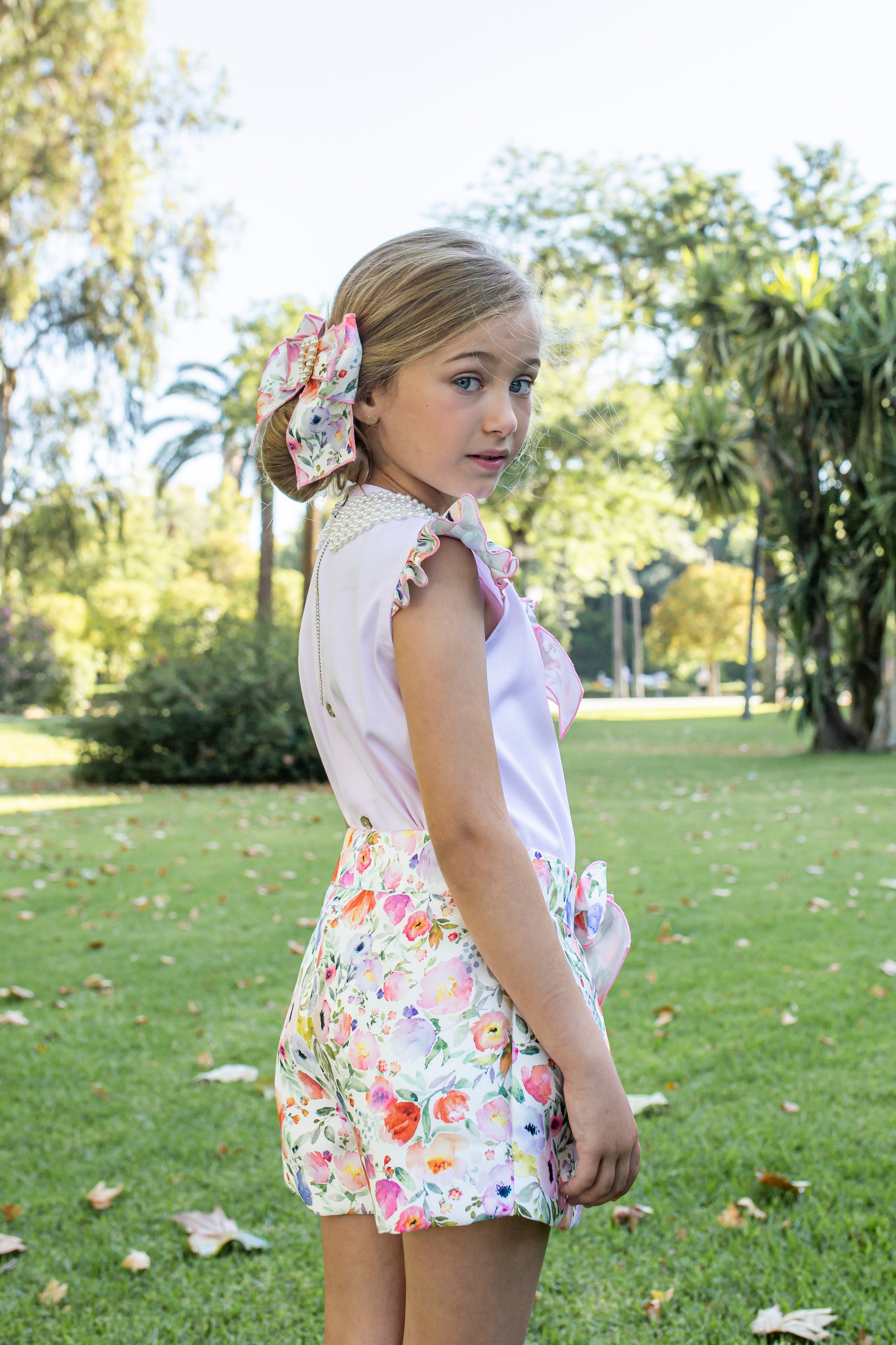 NAXOS SS25 Lila Girls Multicolour Short Set - CLEARANCE SALE