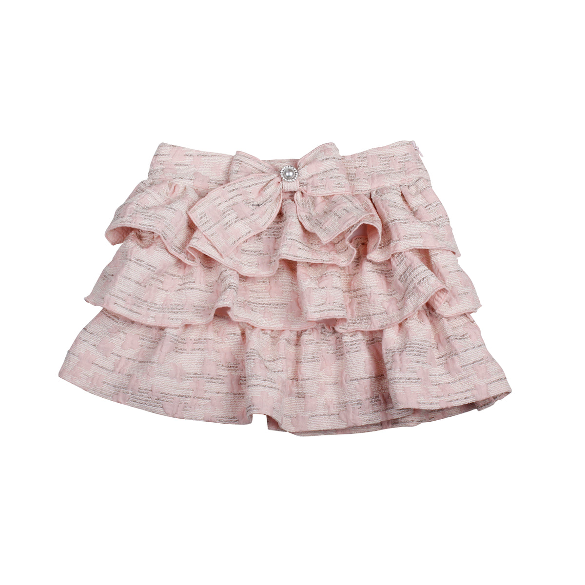 Naxos Adela pink jacquard skirt.