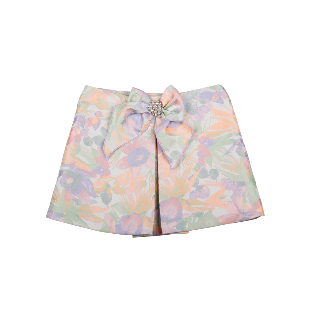 NAXOS Fluor Girls Neon Floral Skirt Set - 7778