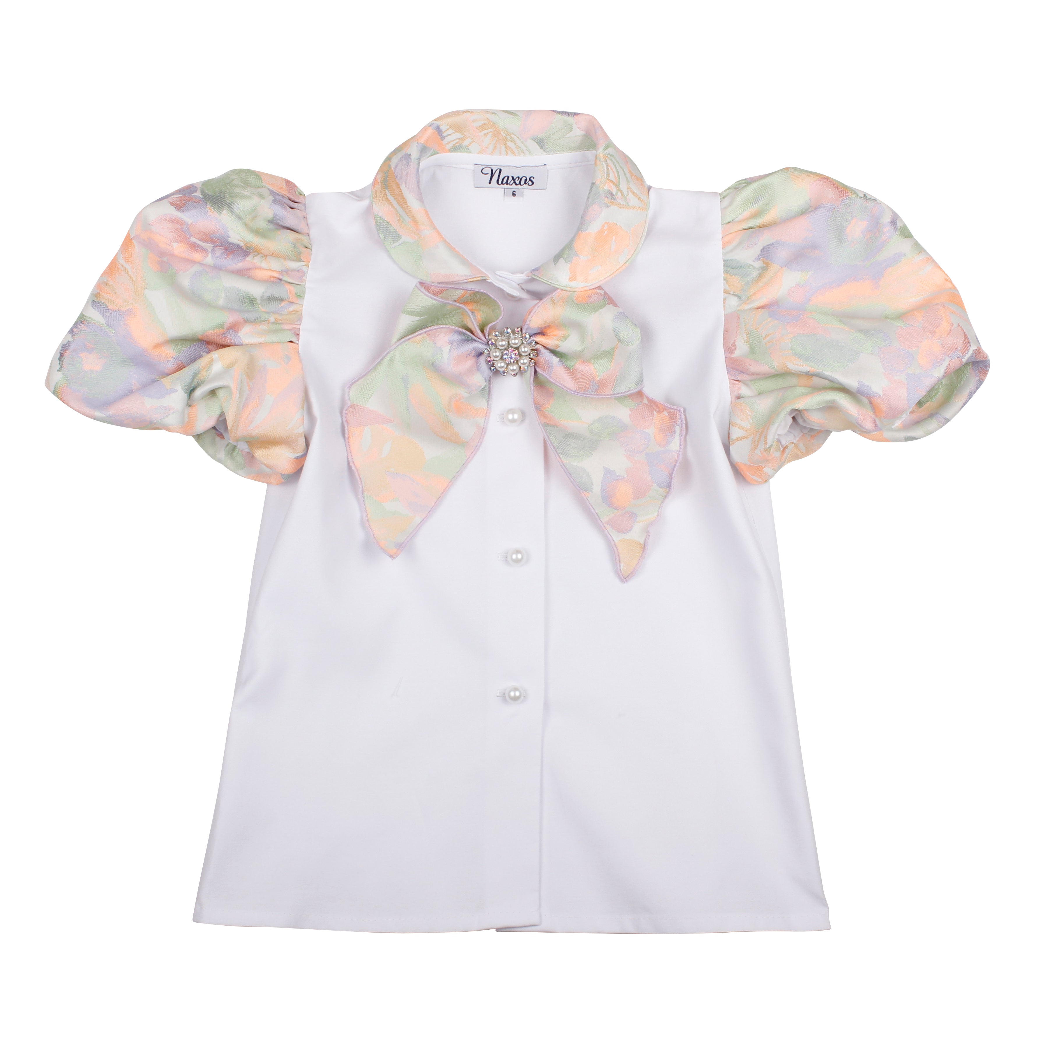 NAXOS Fluor Girls Neon Floral Skirt Set - 7778