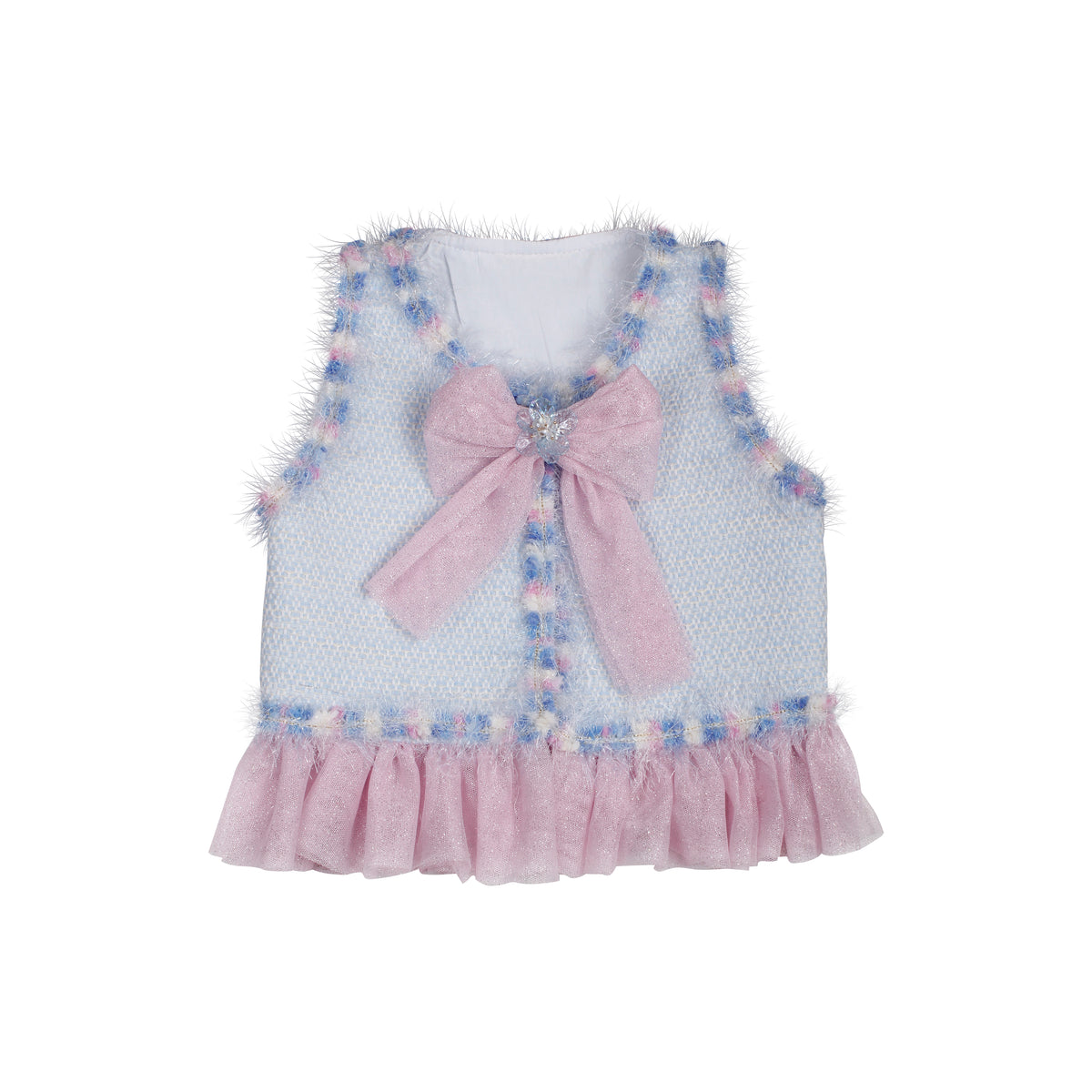 Naxos Delfinio Girls Blue & Pink Skirt Set - 7756