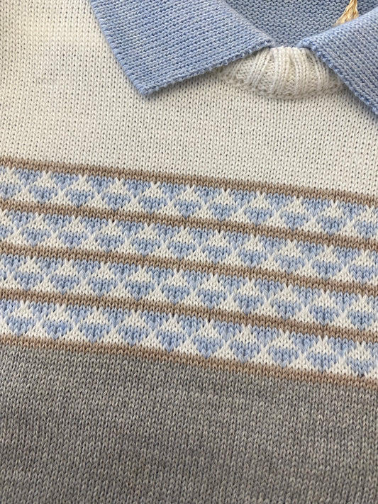 AW25 BIMBALO Boys Blue & Grey Trouser Set