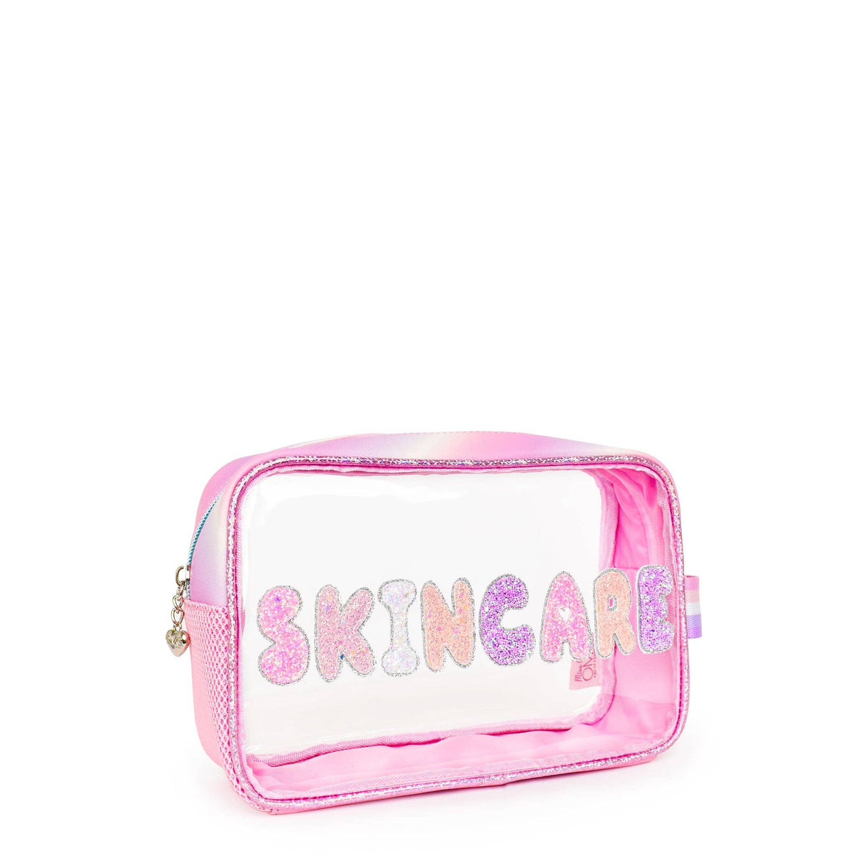 Detail view of OMG Accessories Skincare clear pouch