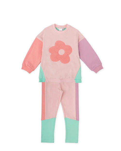 AW25 AGATHA RUIZ DE LA PRADA Girls Pink Flower Legging Set