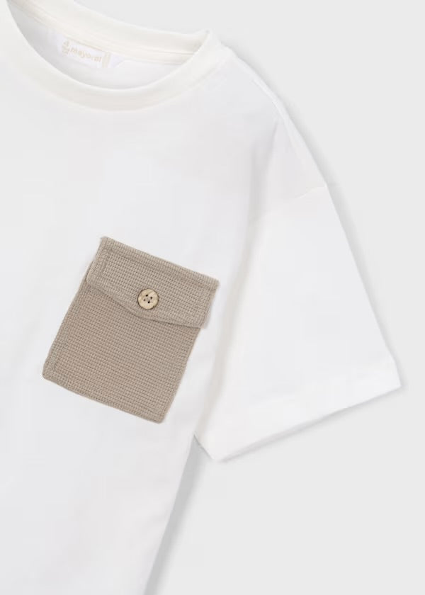 MAYORAL Boys Beige Three Piece Short Set - 3601