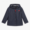 WEEKEND A LA MER Hoby Boys Navy Hooded Rain Coat