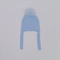 PRE-ORDER RAHIGO Baby Blue Boys Pom Pom Hat with Ear Flaps
