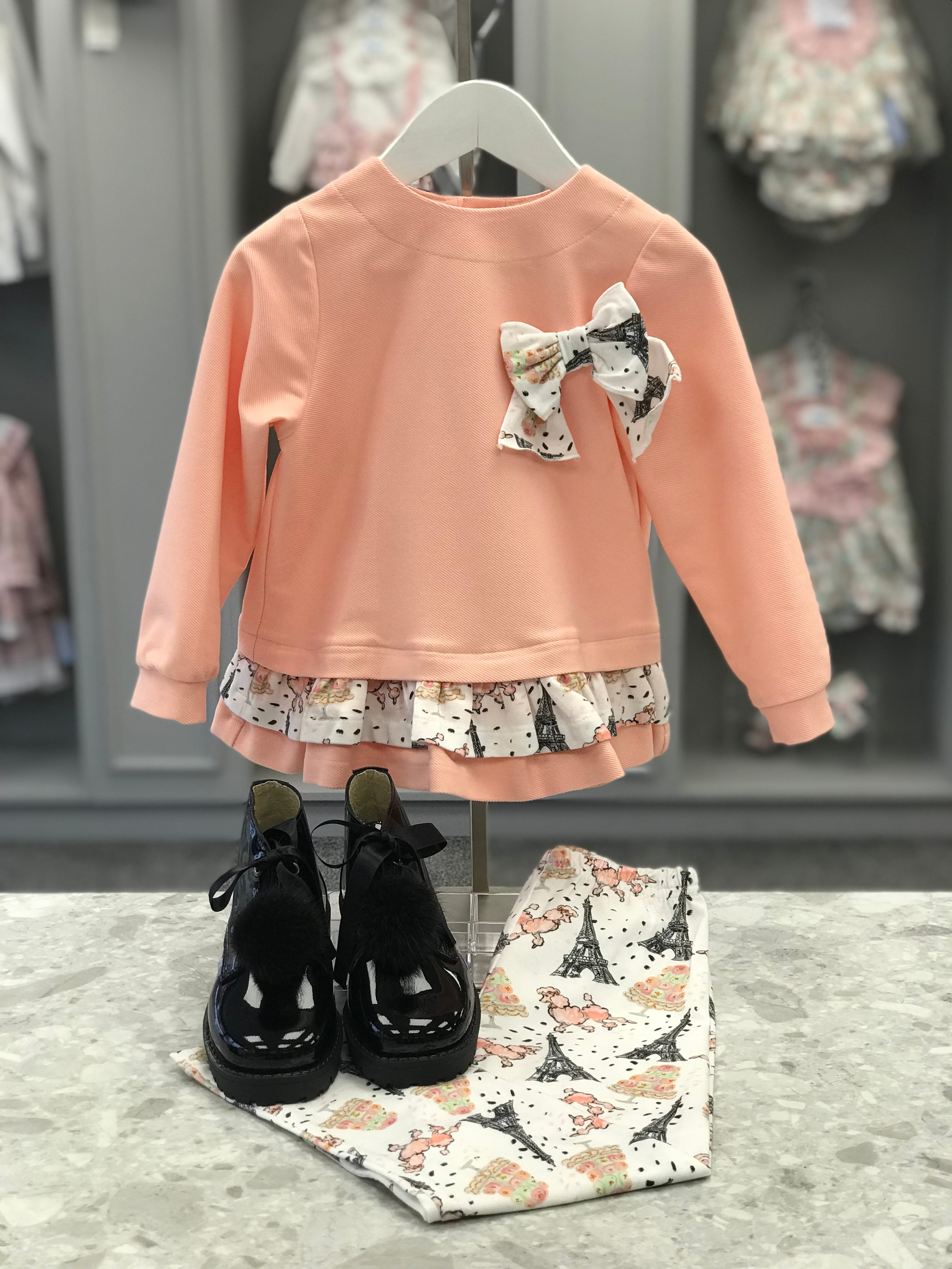 ROCHY AW23 Lulu Paris Print Girls Leggings Set - CLEARANCE SALE