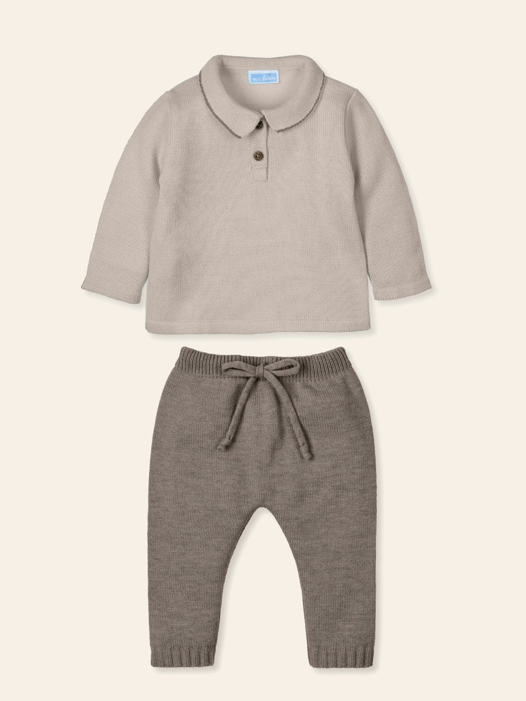 MAC ILUSION Nuez Boys Knitted Polo Top & Trouser Set - 9443R