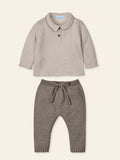 MAC ILUSION Nuez Boys Knitted Polo Top & Trouser Set - 9443R