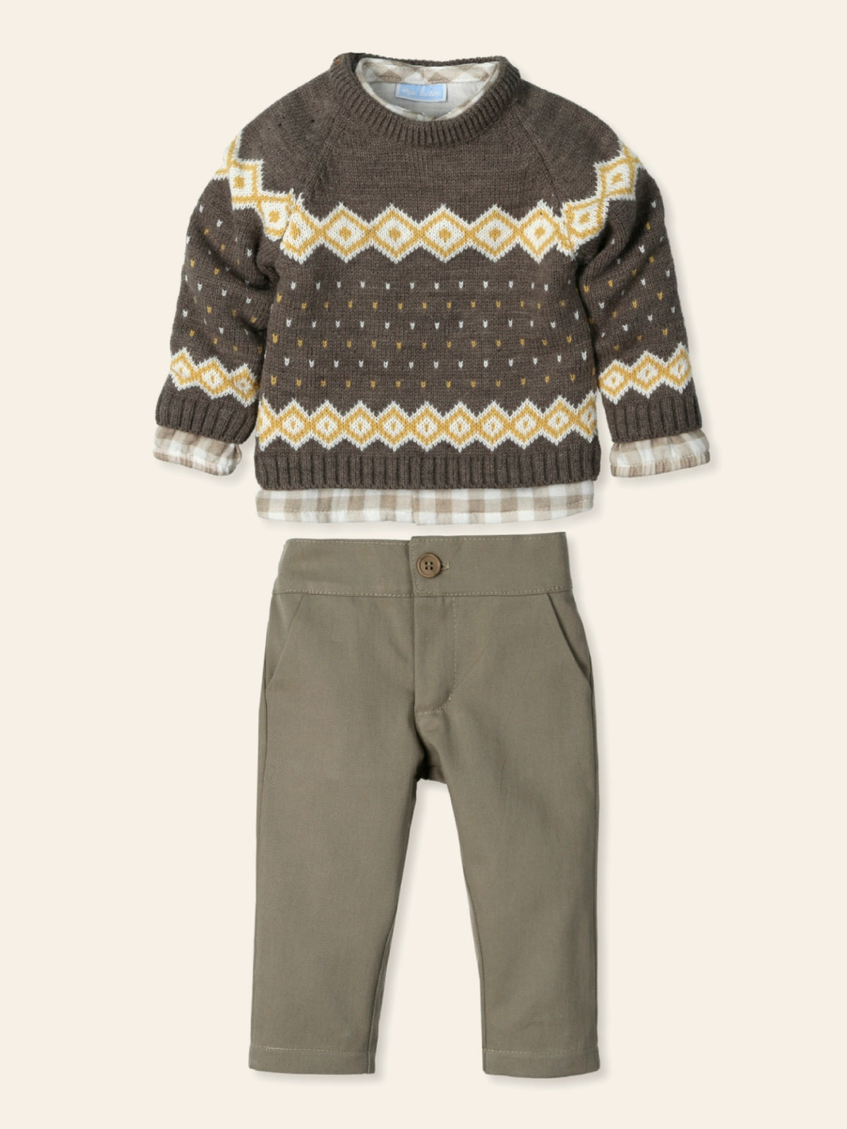 MAC ILUSION Abrazar Boys Three Piece Trouser Set with Jumper - 9516