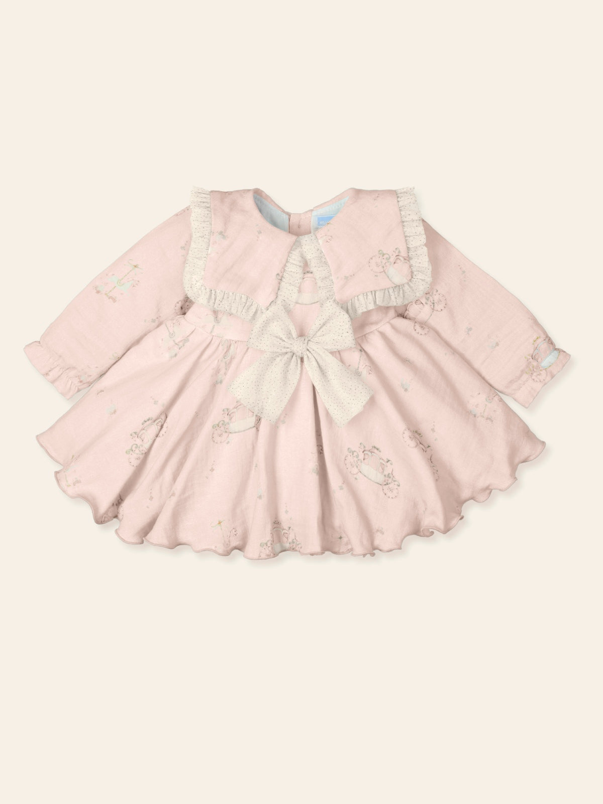 MAC ILUSION Admirar Baby Girls Pink Dress - 9535