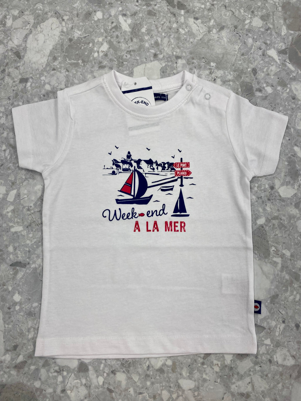 WEEKEND A LA MER Trankil Boys White T-Shirt 