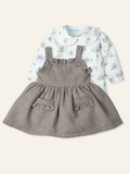 AW25 MAC ILUSION Cielo Invernal Girls Blouse & Pinafore Dress - 9901