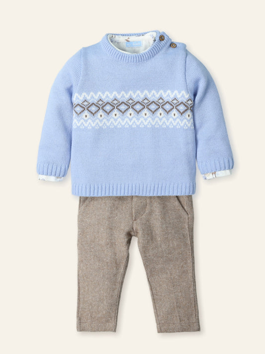 AW25 MAC ILUSION Cielo Invernal Boys Trouser Set with Jumper - 9902W