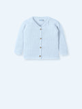 MAC ILUSION Sensitive Boys Blue Tuxedo Collar Cardigan - 9672