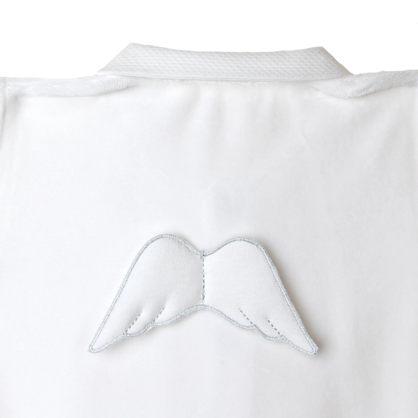 BABY GI Angel Wings White Unisex Peter Pan Collar Cotton Babygrow