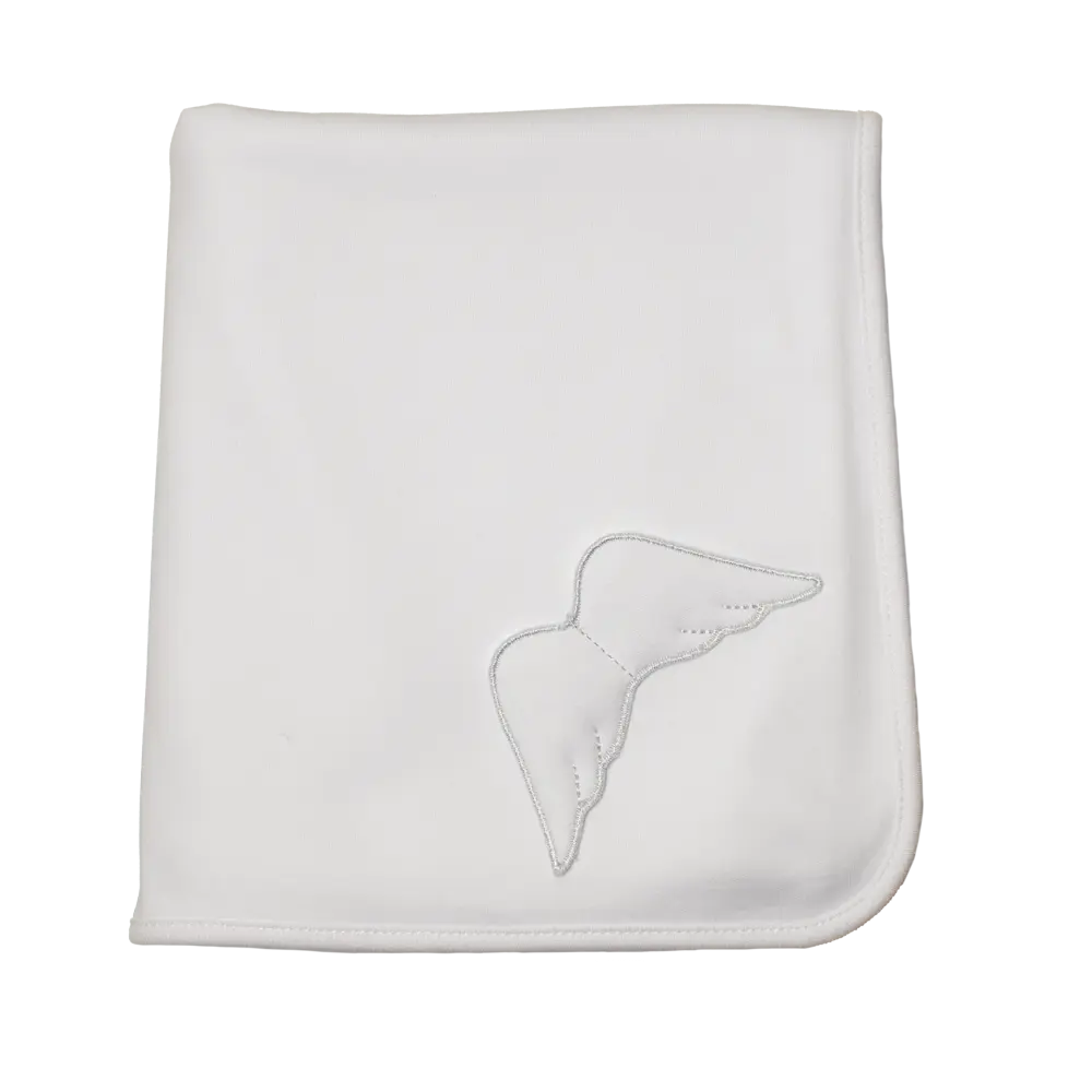 BABY GI Angel Wings White Unisex Blanket