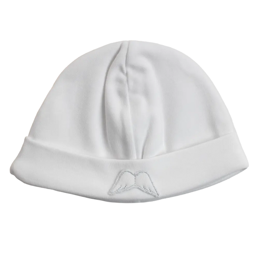 BABY GI Angel Wings White Unisex Velour Hat