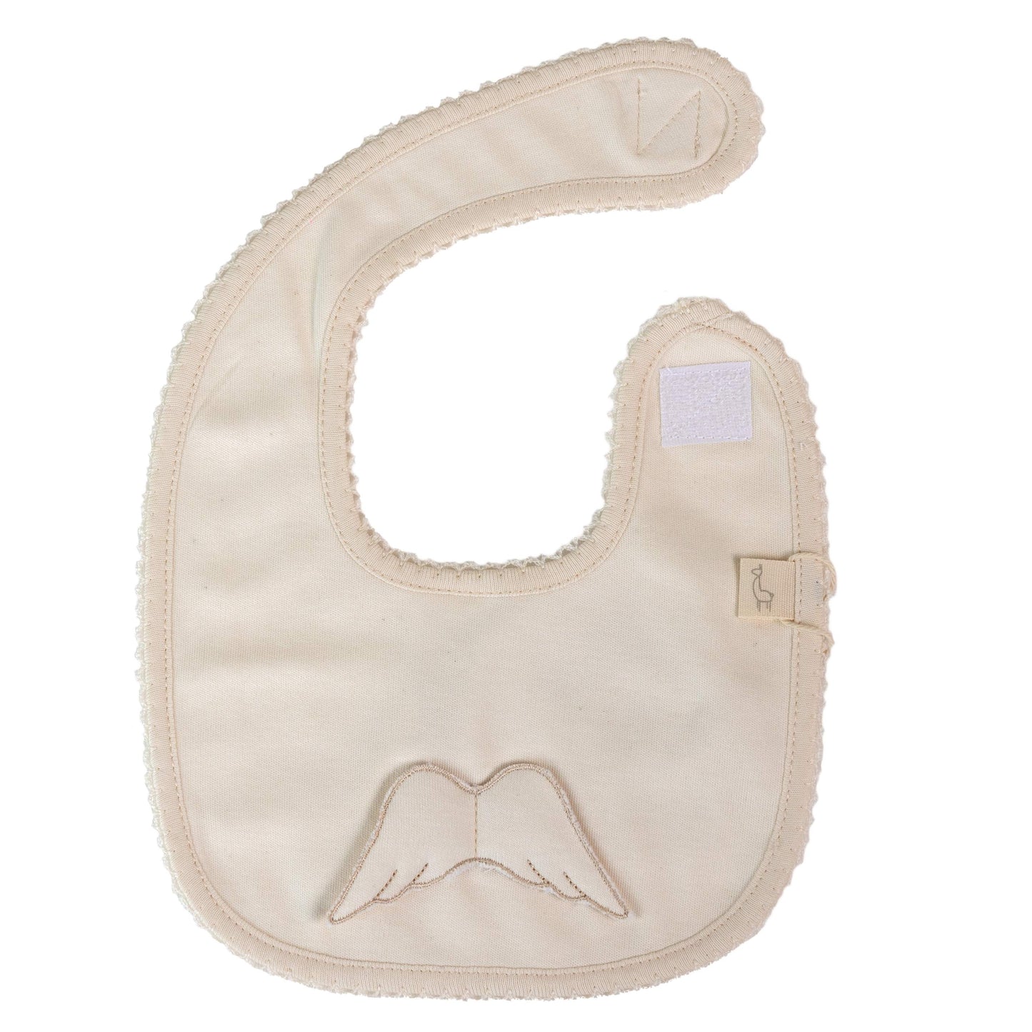 Baby Gi Angel Wings Beige Unisex Bib